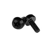 StarTech M6 X 12Mm - Vis De Montage - 50 Paquet, Noir CABSCREWSM6B