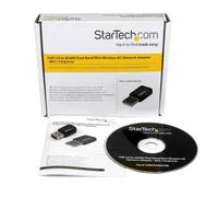 StarTech.com Mini adaptateur USB 2.0 réseau sans fil AC600 double bande - Clé USB WiFi 802.11ac 1T1R