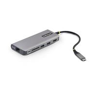 StarTech Hub USB-C 6-en-1, Adaptateur Multiport USB-C vers HDMI avec Recharge Power Delivery de 140W, Sortie HDMI 4K 60Hz, Hub 10 Gbps, 2,5 GbE, Lecteur de Carte SD, Mini Dock pour MacBook, Dell et HP