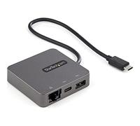 StarTech Mini Dock USB-C, HDMI 4K ou VGA 1080p, Hub 10Gbps, GbE, Câble 29cm | Station d'accueil, dock, USB 3.1 Gen 2, Portable, Thunderbolt 3, Voyage