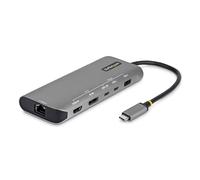 Adaptateur Multiport USB4, Double Sortie 4K Sans Pilote pour macOS et Windows, Recharge Power Delive