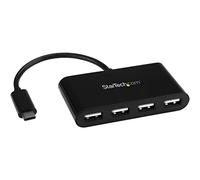 StarTech Mini-Hub USB-C 4 Ports, 4x USB-A, USB 2.0, Bus (ST4200MINIC) | Concentrateur USB-C, Mini-hub, Adaptateur, Extension de ports, Portable