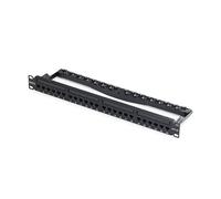 StarTech Panneau de Brassage 24 Ports 1U avec Barre de Gestion des Câbles, Panneau de Brassage Ethernet Cat6 Monté en Rack avec Coupleurs RJ45 UTP en Ligne