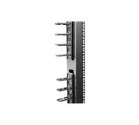 StarTech.com Panneau de gestion de câbles 0U de 1,8 m pour rack - Guide-câbles avec anneaux - Organisateur pour câbles (CMVER40UD) - kit de gestion des câbles à anneaux en D - 40U