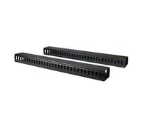 StarTech Panneau de gestion de câbles 0U pour rack CMVER40UF 1,8 m conduit encoché noir