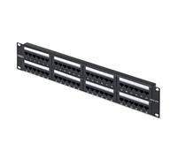 STARTECH.COM StarTech.com Panneau Patch Cat6 48 Ports 2U Monté en Rack, RJ45, UTP, 110 Punch-Down, Panneau Patch Ethernet Cat 6 pour Rack