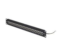 StarTech Panneau Patch Cat6a STP 24 Ports 1U (C6APANELSTP241UFT)
