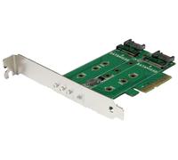 Startech - PEXM2SAT32N1 - Carte D'Adaptateur, 3 Ports M.2 Ssd, Pcie 3.0