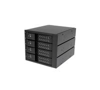 StarTech.com Rack amovible / Backplane sans tiroir pour 4x HDD SAS II/SATA III 6Gb/s de 3,5" avec échange à chaud - Aluminium
