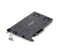 StarTech Backplane / baie amovible interne double M.2 NVMe SSD vers PCIe x8