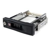 StarTech Rack amovible 5,25" pour disque dur 3,5" HSB100SATBK - sans tiroir - échange à chaud - noir