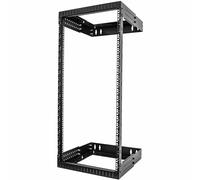 StarTech Rack Mural 24U 2 Montants 19", Ajustable (RACK-24U-20-WALL-OA) | Cadre ouvert, Rack réseau serveur, Rack de données, IT/AV, Panneau de brassage, Vis incluses