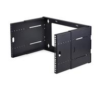 StarTech.com Rack Mural 2 Montants 6U, Profondeur Réglable Jusqu'à 40cm, Support pour Serveur/Équipement Réseau 19", Châssis Ouvert