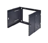 StarTech Rack Mural 8U 2 Montants, Réglable 40cm, Ouvert (WALLMOUNT8-HAF) | Support serveur/équipement réseau 19", Châssis ouvert, Profondeur 24, 5-39, 7cm, EIA-310, Acier calibre 14, 40kg