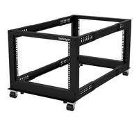 StarTech Rack serveur 4postrack8u réglable à cadre ouvert 8U - 4 m