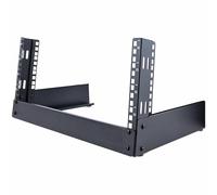 StarTech Rack Serveur Bureau 4U 2 Montants Ouvert, 19", 42kg (RK4OD) | Cadre ouvert, Baie réseau autoportante, Brassage/données, AV/IT/Com/Studio, Écrous cage
