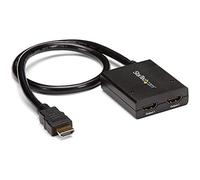 StarTech Splitter vidéo HDMI ST122HD4KU – 1x2 4K à 30Hz, 2 ports, alimentation USB/Adaptateur – Noir