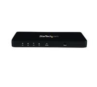StarTech Répartiteur HDMI, 1 vers 4, 4K 30Hz, Audio 7.1 (ST124HD4K) | Splitter HDMI, Hub, Émulation EDID, Rétrocompatible, Compatible HDMI/DVI, Sans pilote