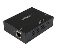 StarTech Répéteur Gigabit PoE+ 1 Port 802.3at et 802.3af 100m (POEEXT1GAT) | Extendeur Power over Ethernet, Boitier metal mural, Protection surtensions 2kV, Plug-and-play