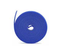 Startech - Rouleau d'attache de câble - hook and loop, 0.5" wide, cut-to-size, reusable. fastener tape. adjustable - 4.6 m - bleu (pack de 4)