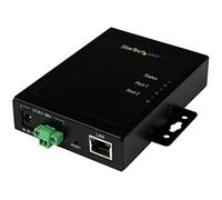 StarTech Serveur de périphériques NETRS2322P – 2 ports RS232, Ethernet 100Mb, métallique, montable
