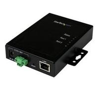 StarTech Serveur de périphériques NETRS2322P – 2 ports RS232, Ethernet 100Mb, métallique, montable