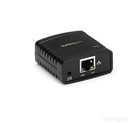 StarTech.com Serveur d'impression - USB 2.0 - Ethernet 10/100 Mb/s - Serveur d'impression LPR réseau -10Base-T/100Base-TX - Noir - serveur d'impression - USB 2.0 - 10/100 Ethernet