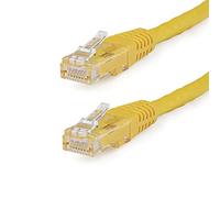 Startech SPIG9 Câble de raccordement moulé RJ45 UTP Catégorie 6 Bleu 1,2 m 35 Ft Jaune