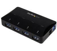 STARTECH ST53004U1C 4 Port USB 3.0 Hub Avec 2.4a Rapide Chargement Bus Alimenté