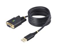 StarTech – Câble adaptateur USB vers série Null Modem FTDI RS232 2 m noir DB-9 (M)