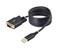 StarTech.com Câble adaptateur USB vers série 2 m – RS232, rétention COM, USB-A vers DB9 vissable