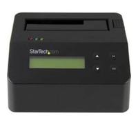 StarTech.com Effaceur de Disque Dur à Baie Unique, Nettoyeur de HDD/SSD Autonome, USB 3.0 à SATA II (3 Gbps), 9 Modes d'Effacement, Écran LCD, Dock de nettoyage de Disque Dur Secure Erase, Conforme TAA