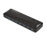 StarTech Station D Accueil USB 3.0 7 Ports Avec Chargeur Noir