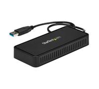 STARTECH Station d'accueil USB 3.0 double affichage DisplayPort 4K 60Hz pour PC portable - 2x DP 4K 60Hz ou 1x DP 5K 60Hz