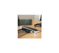 Startech Station d'accueil USB 3.0 triple affichage PC portable - Réplicateur de ports USB 3.0 universel avec 3 sorties vidéo - 4K - Station