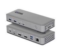 StarTech Station d'accueil USB-C, Double Port DisplayPort MST 4K 60Hz, Chargeur