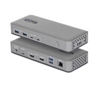 StarTech Station d'accueil USB-C, Double Station d'accueil HDMI MST 4K 60Hz, Chargeur d'Ordinateur Portable 100 W, 1 GbE, sans Pilote, Windows
