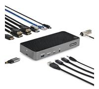 StarTech.com USB-C Triple Monitor Docking Station - HDMI/DP Triple 4k USB C Dock
