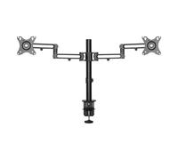 StarTech – Bras écran PC ARMDUAL3 double articulé aluminium VESA jusqu'à 30" 2 moniteurs noir