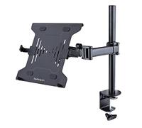 StarTech Support Bureau PC Portable 34", 4,5kg (A-LAPTOP-DESK-MOUNT) | Plateau à bras articulé, Écran jusqu'à 34" 8kg, Base pince ou œillet, VESA