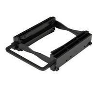 Startech Support de montage sans outil pour 2 disques durs de 2,5" dans baie de 3,5" - Adaptateur de montage 2x HDD / SSD - Adaptateur pour baie de stockage - 3.5" to 2 x 2.5" - noir - pour P/N: M2E4S