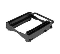 Startech Support de montage sans outil pour 2 disques durs de 2,5" dans baie de 3,5" - Adaptateur de montage 2x HDD / SSD - Adaptateur pour baie de stockage - 3.5" to 2 x 2.5" - noir - pour P/N: M2E4S