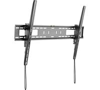 StarTech Support Mural TV 60-100 pouces 75kg, Inclinable, VESA (FPWTLTB1) | Support universel, Robuste, Faible profil, Grands écrans plats, Niveau à bulle, Acier