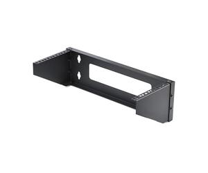 StarTech Support Mural Vertical 4U Montable Rack, 19", 55kg (RK419WALLV-N) | Panneaux de brassage, NAS, Serveurs, EIA-310, Encombrement minimal