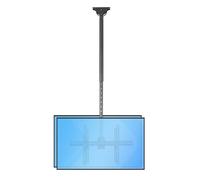 StarTech Support plafond double dos à dos TV FPCEILBTB - 32"-75" - Poteau 3,5–5 pieds - Acier noir