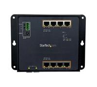 STARTECH Switch Gigabit Ethernet géré à 8 ports PoE+ et 2 ports SFP - Commutateur réseau industriel à fixation murale