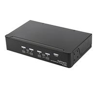 StarTech Switch KVM 4 Ports DP, 4K 60Hz DP 1.2, Hub USB 2.0, MST, UHD | Commutateur écran clavier souris, Écran unique, Hub USB 3.0, Compatible Dell HP