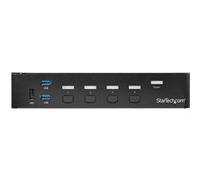 StarTech Commutateur KVM DisplayPort SV431DPU3A2 – 4 ports, hub USB 3.0, 4K 30 Hz