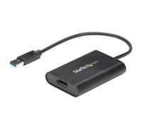 StarTech USB 3.0 to DisplayPort Adapter - 4K 30Hz - External Video & Graphics Card - Dual Monitor Display Adapter - Supports Windows (USB32DPES2) - Adaptateur DisplayPort - Conformité TAA - USB type A
