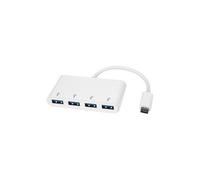 StarTech Usb-C Hub - 4-Port USB 3.0 À 4x Usb-A Alimenté par Bus Blanc HB30C4ABW